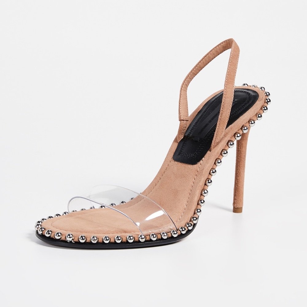 Alexander Wang Nova Sandals in Clay Size: 37